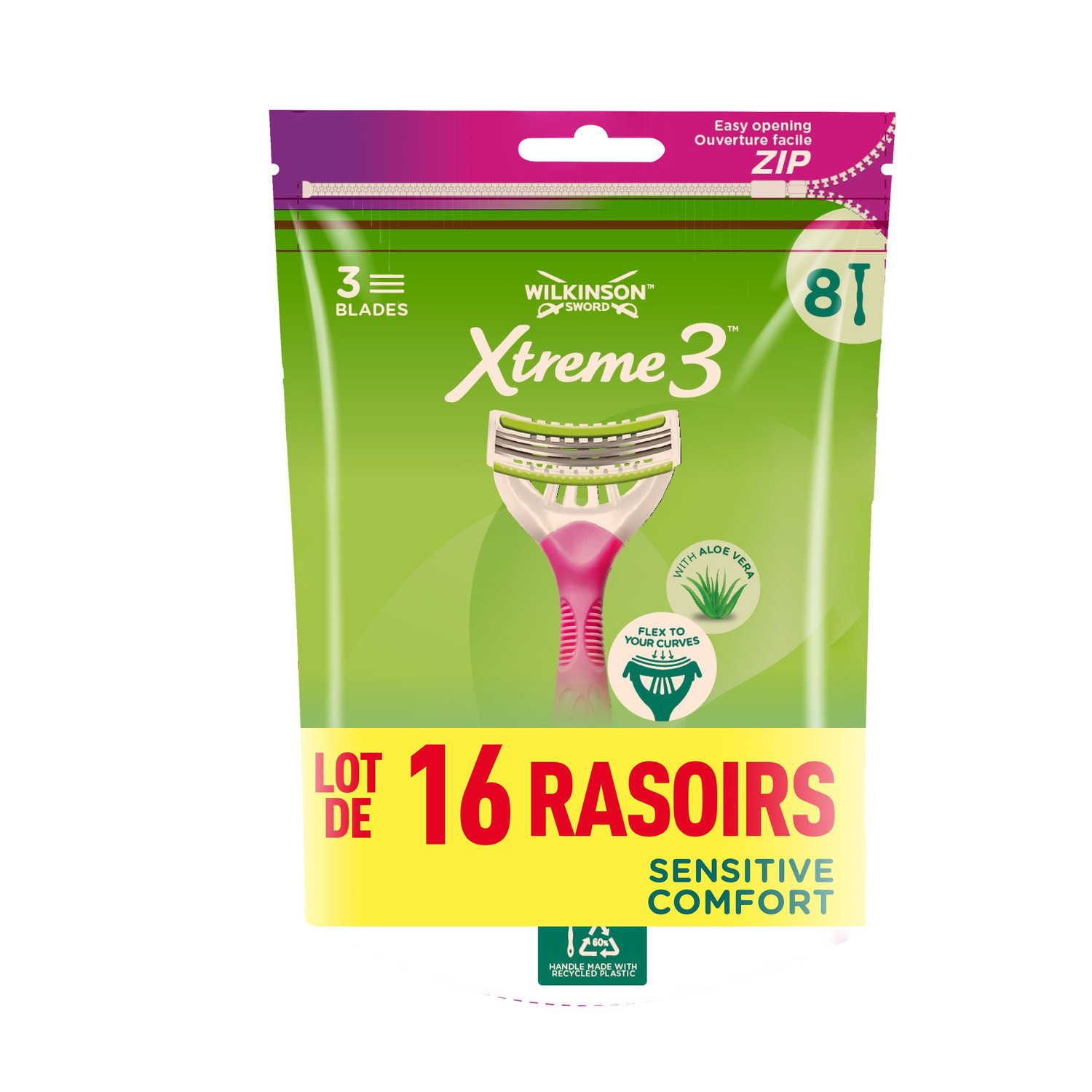 Rasoirs xtrem 3 beauté WILKINSON