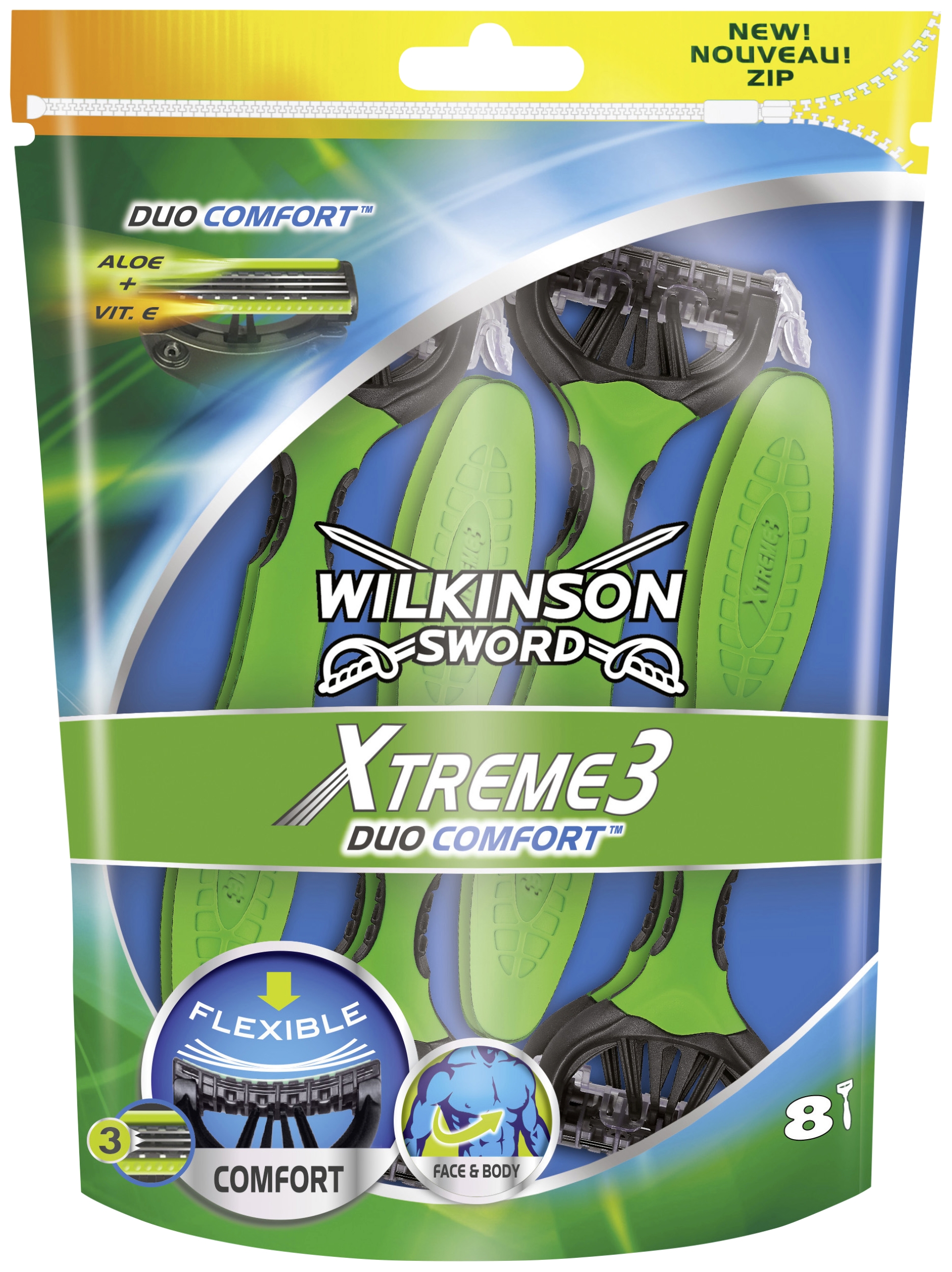 Rasoirs jetables Xtreme 3 duo comfort Wilkinson