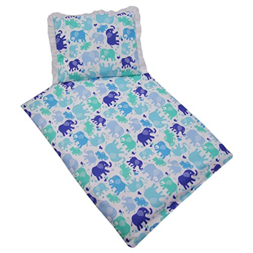 rawstyle 2 pièces Housse pour lit bébé et pouss...