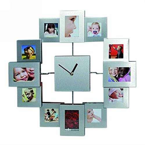 OUT OF THE BLUE HORLOGE MURALE-CADRE PHOTO ALUM...