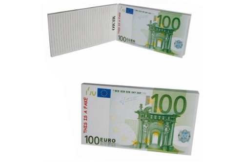 Bloc-notes billet de 100 euros