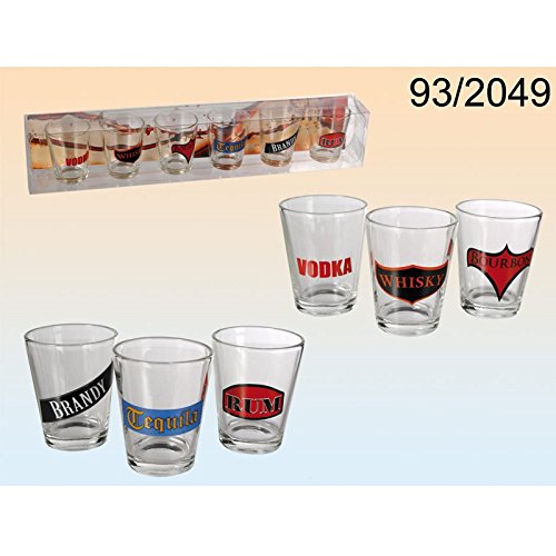 Set de mini verres Boissons Spiritueuses 4029811281565 Retro