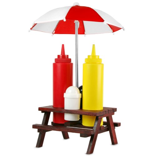 Out of the blue Out of the Blue Support à épices et sauces en forme de table de pique-nique code EAN 4029811310791 