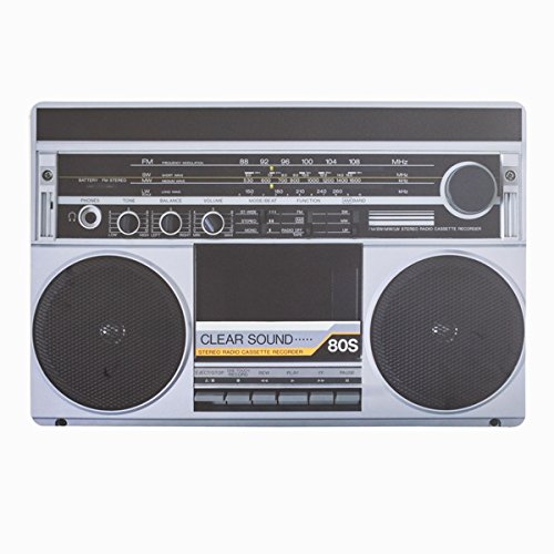 Out of the blue Out of the Blue Set de table nostalgique Éléments HiFi, Polypropylène, multicolore, 44 x 29 cm code EAN 4029811317516 