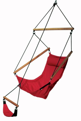 Fauteuil suspendu swinger rouge