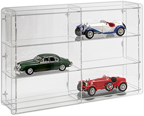 Vitrine de voitures 1/18 modèle avec panneau ar...