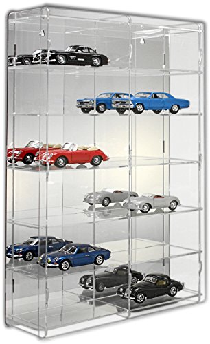 Vitrine de voitures 1/24 modèle avec panneau ar...