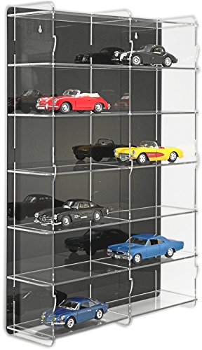 Vitrine de voitures 1/24 modèle avec panneau ar...