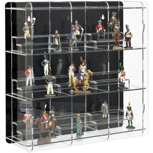 Vitrine SORA pour de figurines avec panneau arr...