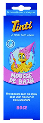 Mousse de bain rose