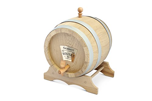 Fût Baril tonnelet à whisky / vin en chêne, 5 L...