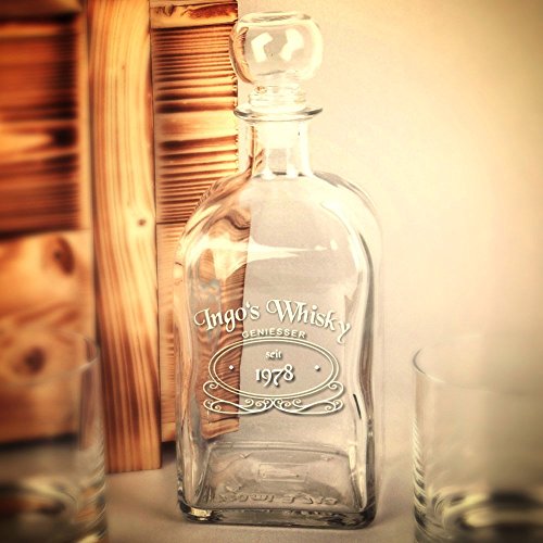 Bouteille de Whisky avec logo et gravure person...