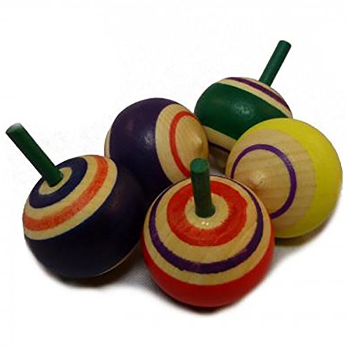 - 17631 - jouet premier âge - 5 mini toupies en...