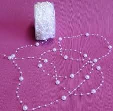 15m perles guirlande 3 et 8 mm: Blanc 4031197069187 Unbekannt