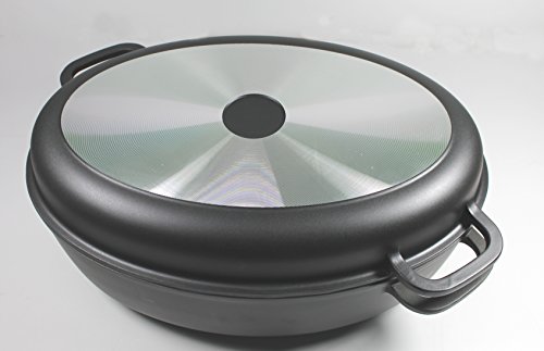 Cocotte ovale en fonte d'aluminium marmite :  e...