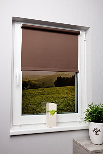 Lumière Du Jour Pare-vue Store enrouleur Marron...