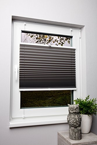 Store plissé Gris 120 x 130 cm (Max. Hauteur to...