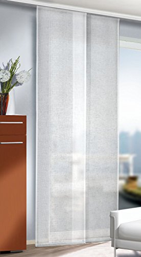 Alex 263782 - panneau japonais 245 x 60 cm blanc