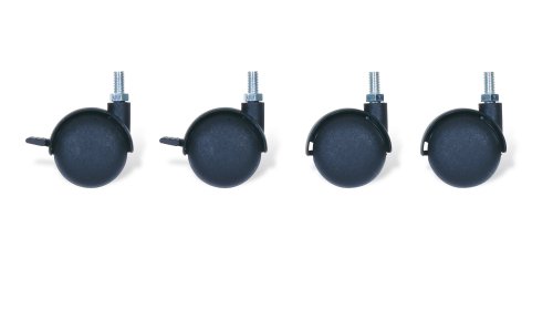 Set de quatre roues pour berceau - noire