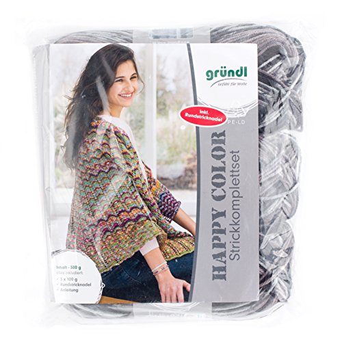 3449-a06 kit de tricot, polyacrylique, noir/mul...