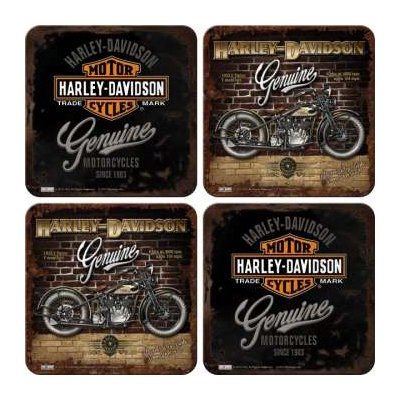 Nostalgic Art - Harley Davidson - Lot 4 Dessous...