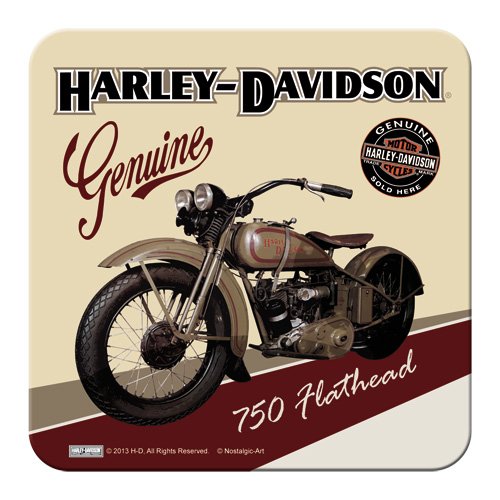 Nostalgic art harley davidson flathead 46106-de...
