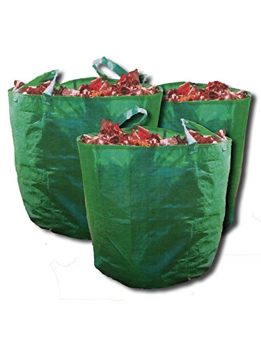 H&B 3 x Feuilles - 90L Sac pour déchets de jardin sac de jardin gazon Sac, jardin code EAN 4037684402338 