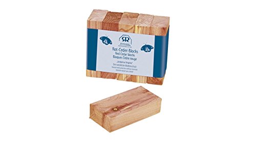 Redecker Red Cedar Wood Blocks, 5 pcs Set
