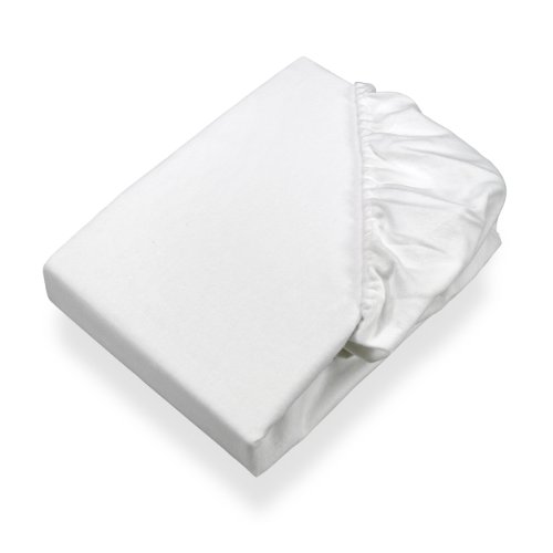 Setex SETEX Sergé Protège-matelas molletonné, drap-housse, 180 x 200 cm, 100% Coton, Basic, Blanc, 1308 180200 404 002 code EAN 4038473868946 