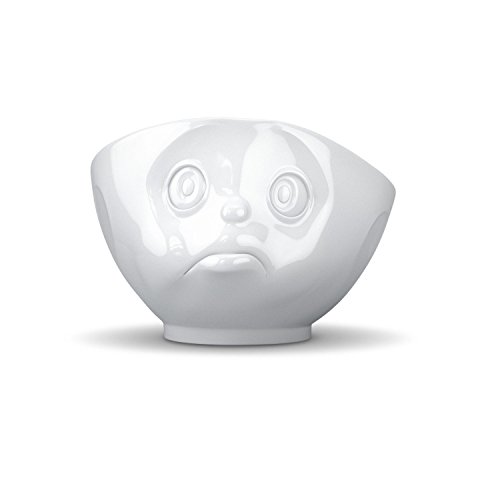 Tassen - sulking visage blanc bol en porcelaine...