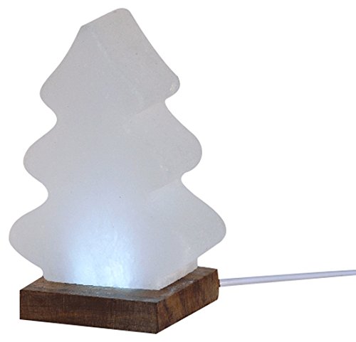 Himalaya SALT dREAMS 4041678002787 hIMALAYA arbre lumineux lampe en cristal de sel, ligne blanc 14 cm, avec système électrique et ampoule lED code EAN 4041678004439 