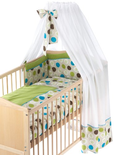 - 1341000001/608 - set de lit 4 pièces - vert à...