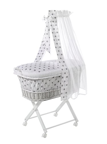 Berceau bébé babsi blanc avec textiles big star...