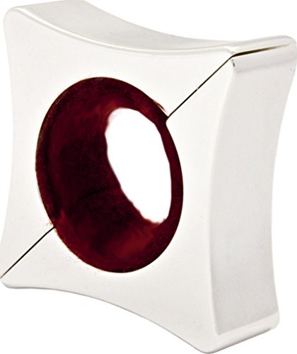 7175261 anneau magnétique carré argenté