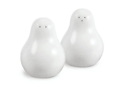 Authentics Snowman 20020 salière et poivrière en porcelaine blanc code EAN 4042873006594 