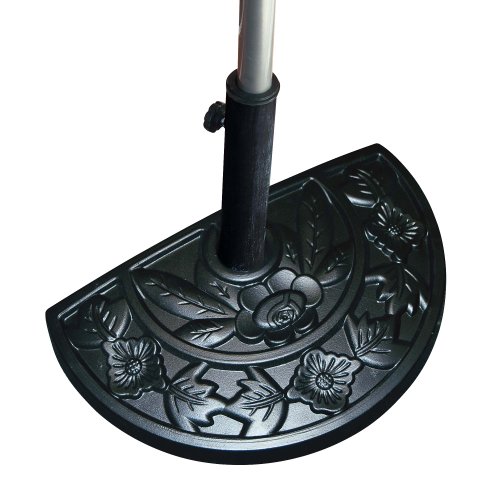 Pied de parasol en demi-cercle pour balcon et t...