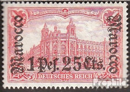Prophila Collection Allemand. Post maroc 43 1906 allemagne-surcharge (Timbres pour les collectionneurs) code EAN 4043155051578 