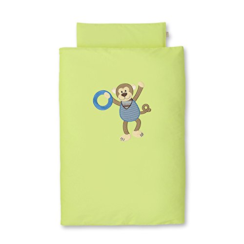 STERNTALER Housse de Couette Anton le Singe Ver...