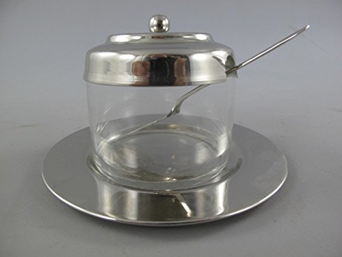 Confitures kit nickelé/verre H.13 cm 4043606037502 H & H Traders