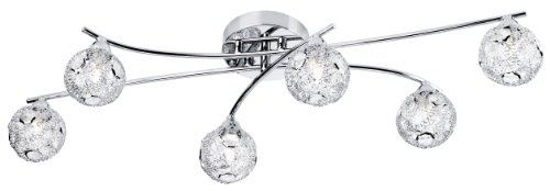 50193-17 plafonnier 6 ampoules jofe avec bras o...