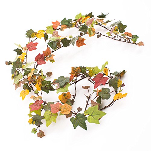 Guirlande de lierre artificiel, 197 feuilles, a...
