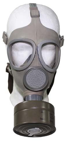 MASQUE A GAZ CZ CM4 MILITAIRE ARMEE MILITARIA F...