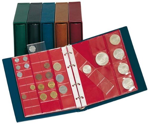 1106m - b album numismatique karat classic-bleu