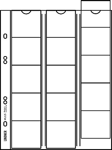 Coin pages UNIVERSAL for 15 coins, 5 pieces [Li...