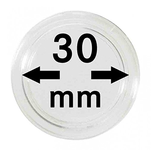 Coin capsules 30 mm (10 Pieces) [Lindner 2250030]