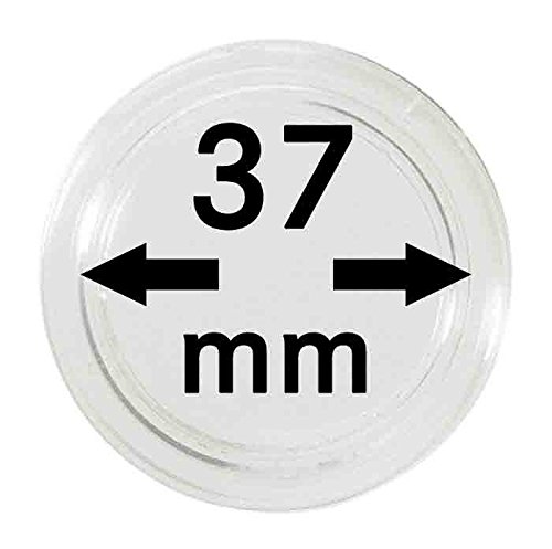 Coin capsules 37 mm (10 Pieces) [Lindner 2250037]