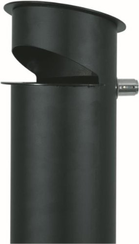 1127100 aschersäule pour fixation au sol (noir)