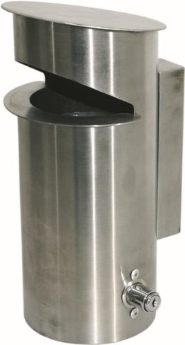 1128001 cendrier en acier inoxydable pour monta...