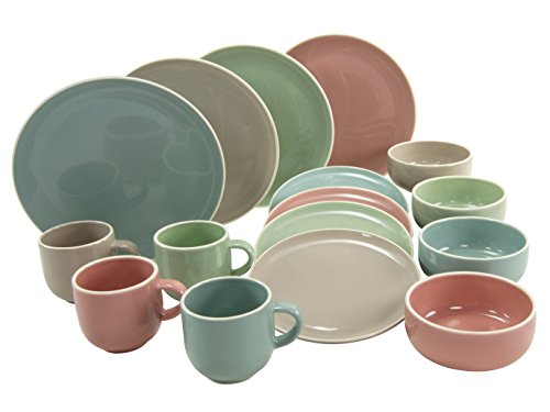 16196 série chicago pastel service de table chi...