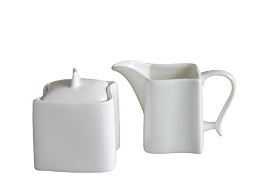 18536 ocean weiß sucrier / pot à lait 2 pièces
